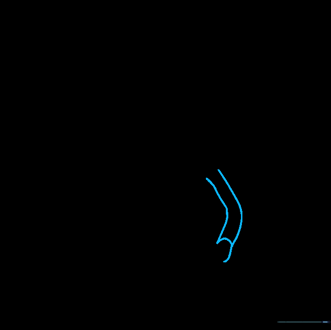 Adding the second arm in front of the first to create an overlapping effect.