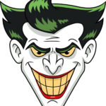 A vibrant, finished illustration of the Joker's face, used as the featured image for this drawing tutorial.