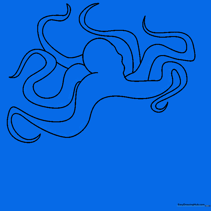 Close-up detail of suction cups being added to the Kraken's tentacles.