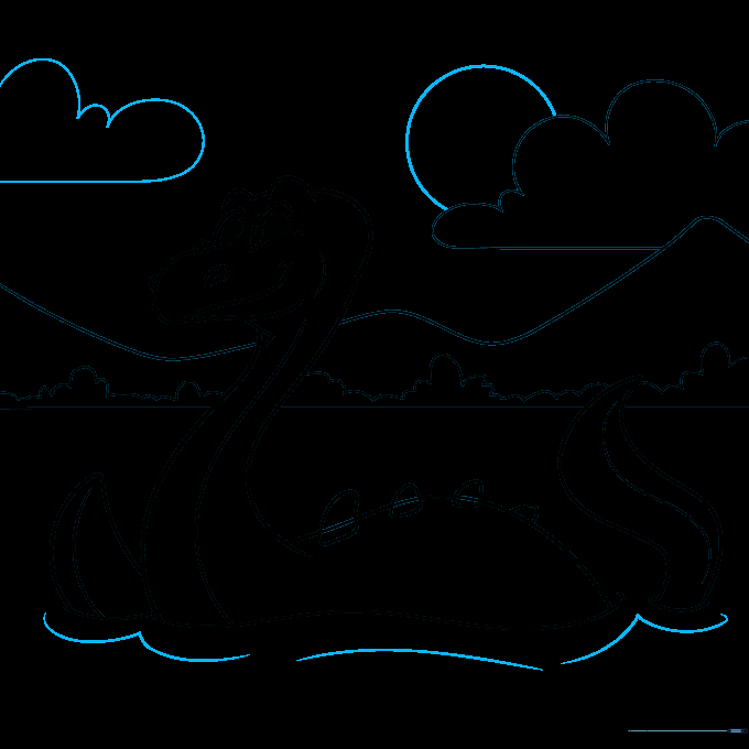 Adding water ripples and additional clouds to complete the environment.