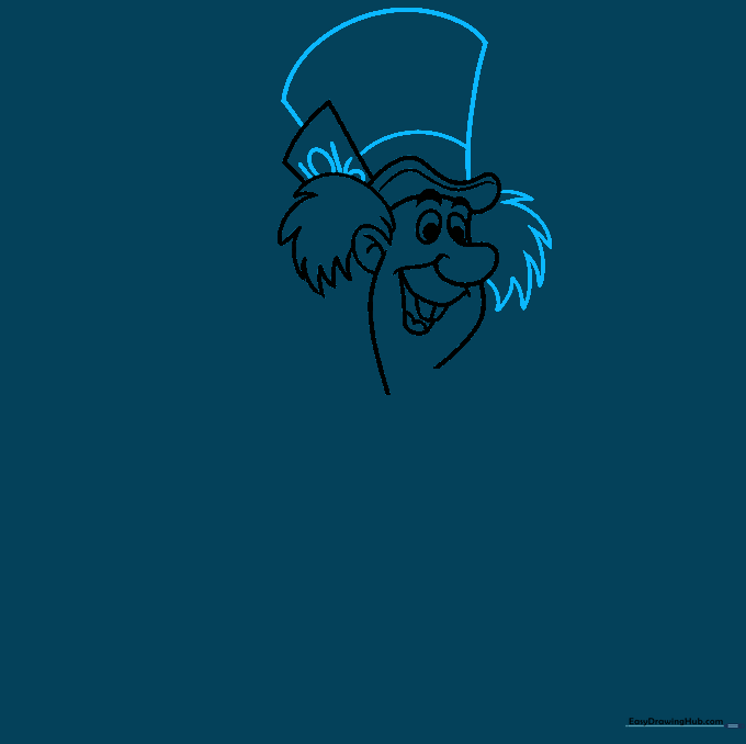 Finished top hat with the '10/6' price tag clearly visible on the side.