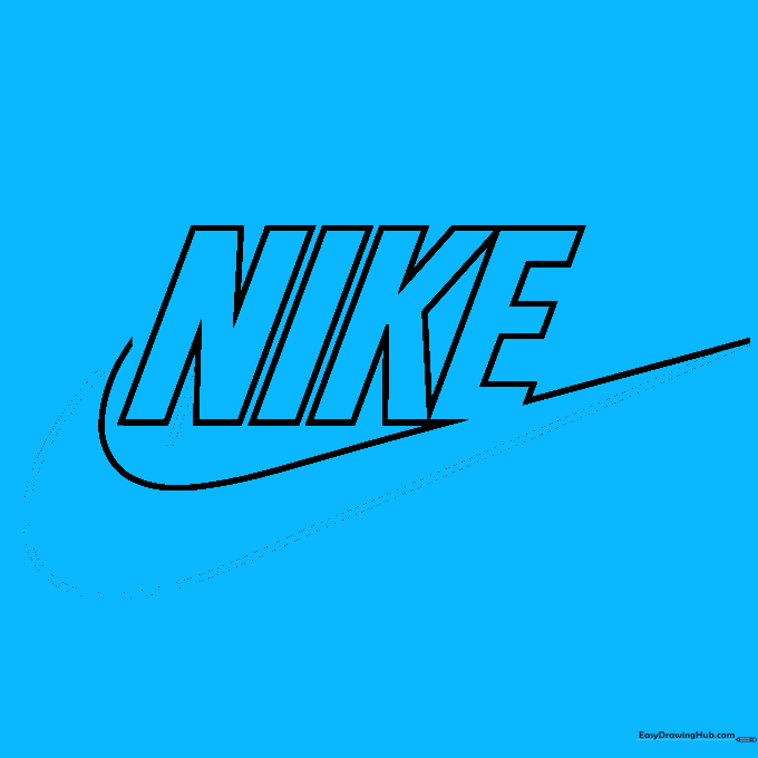 Adding 3D depth lines to the letter N