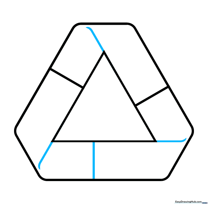 Adding curved lines to the ends of the arrows to suggest movement.