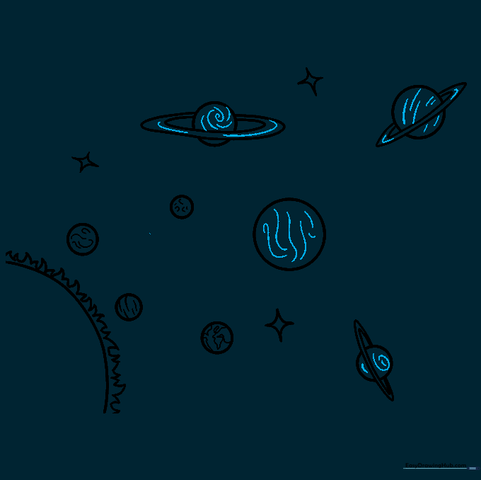 Adding atmospheric swirls to gas giants and texture to the rings.