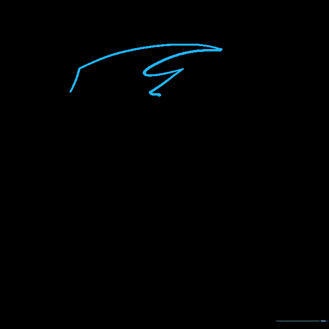 Adding the second wing behind the dragon's body