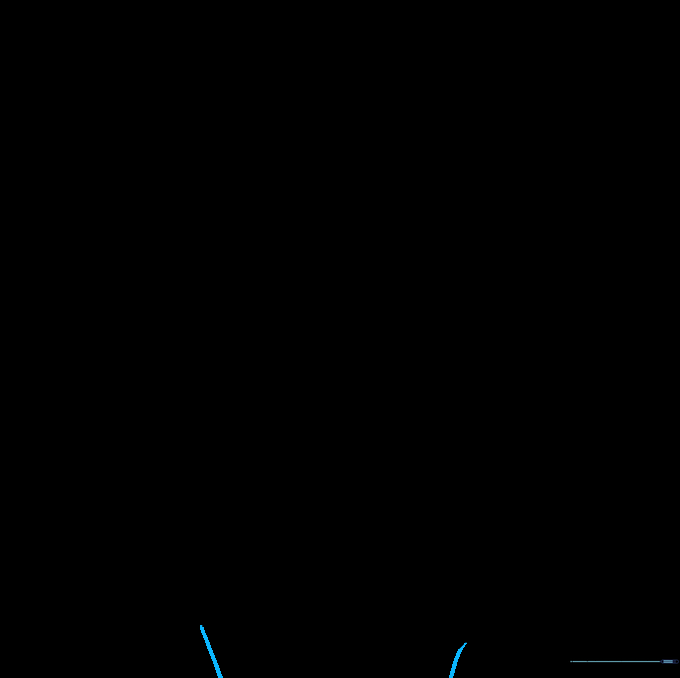 Drawing the V-shaped torso lines to complete the upper body frame.