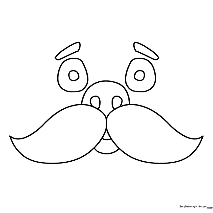 Mustache Grooming Sheet