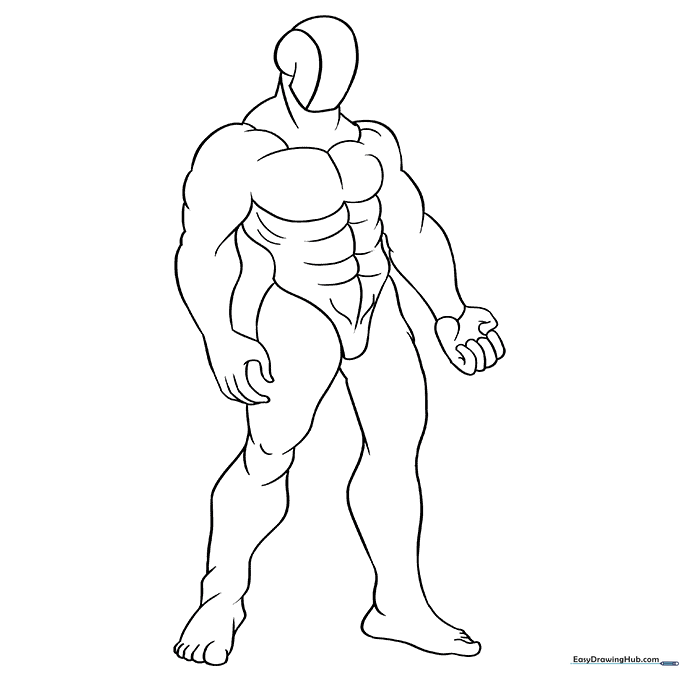 Muscular Body Outline
