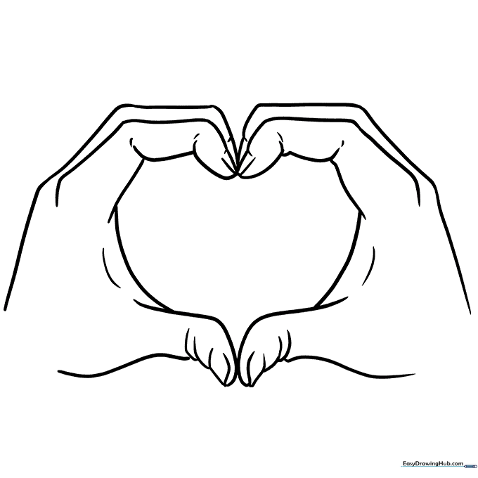 Heart Hands Gesture