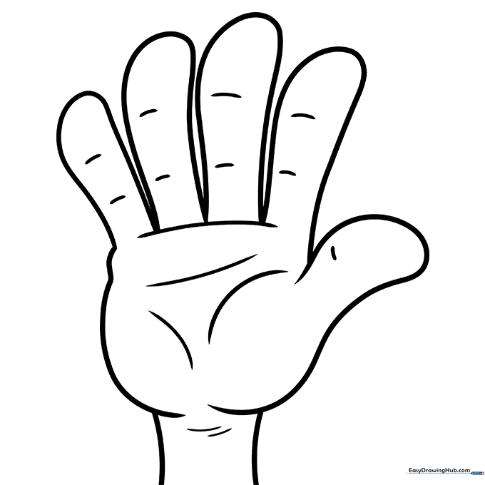 Cartoon Hand Study