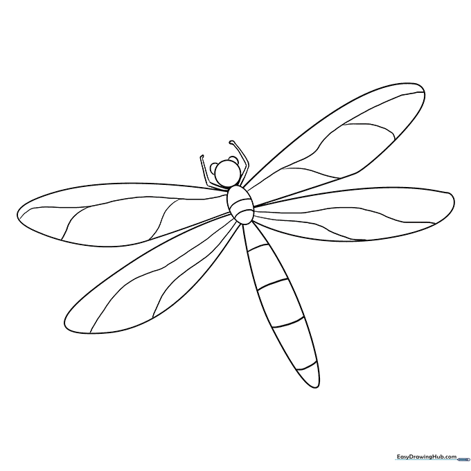 Dragonfly Coloring Sheet