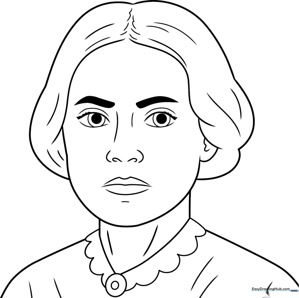 Susan B. Anthony Coloring Sheet