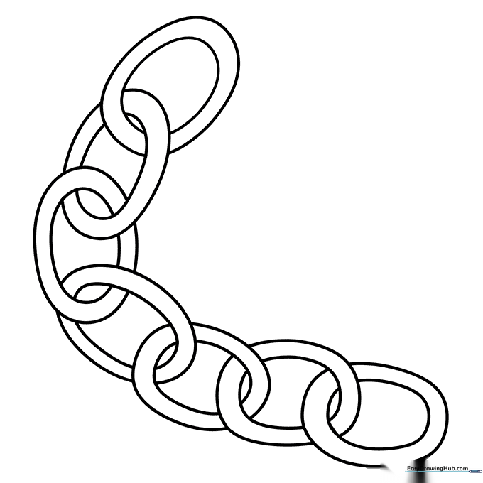 Chain Link Coloring Page