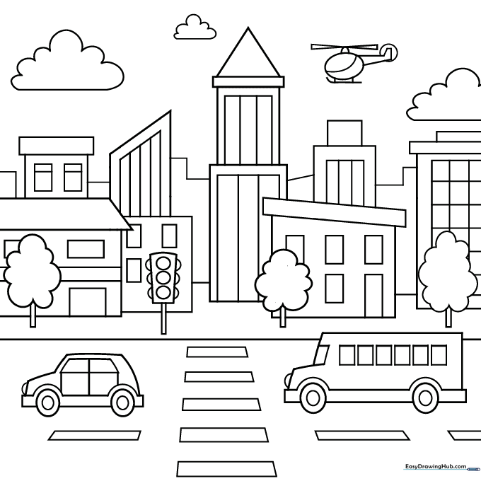 City Street Scene