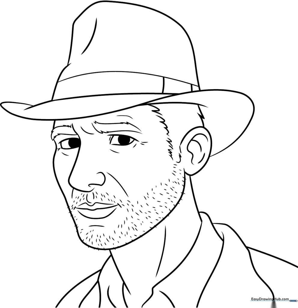 Indiana Jones Coloring Sheet
