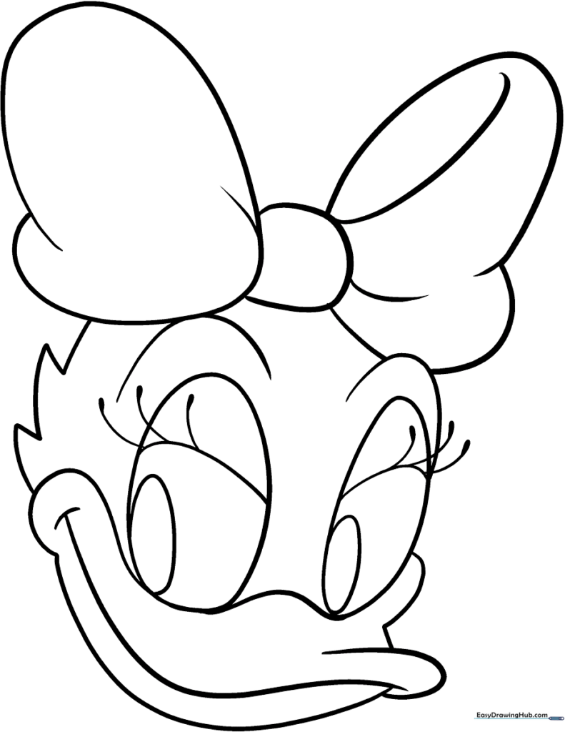 Daisy Duck Coloring Sheet