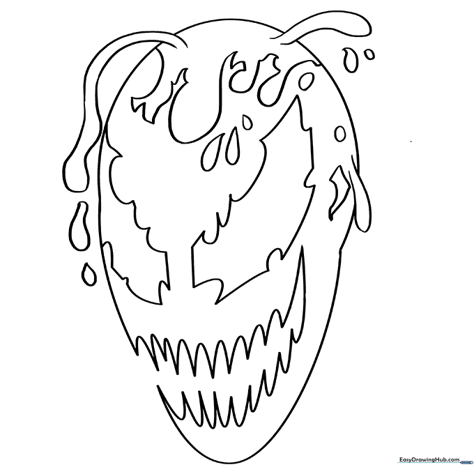 Carnage from Spider-Man Coloring Sheet