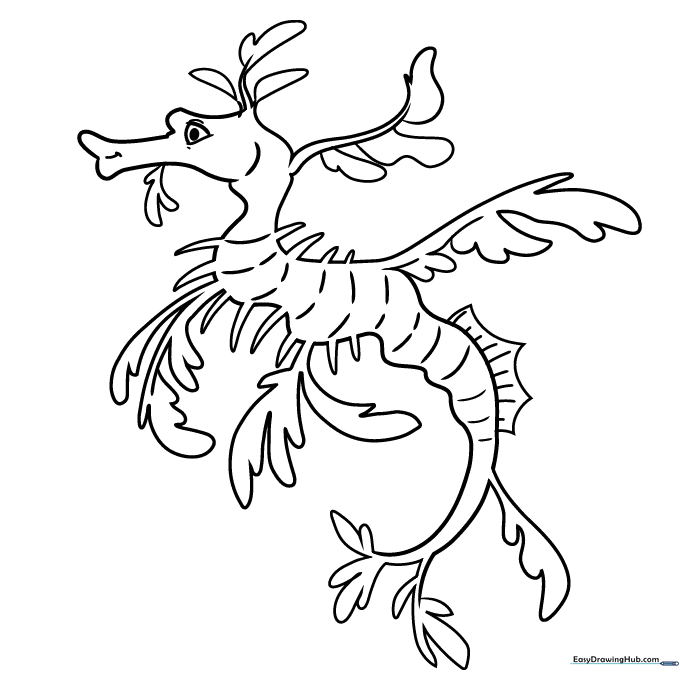 Leafy Sea Dragon Coloring Sheet