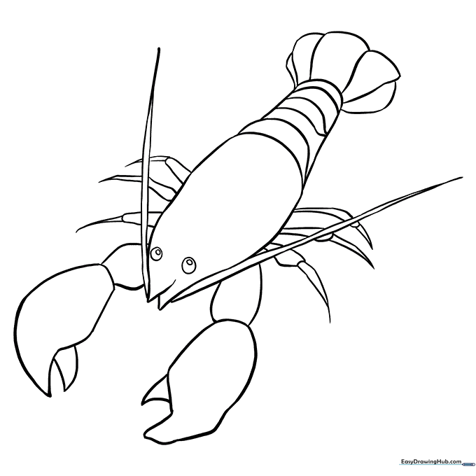 Lobster Coloring Sheet