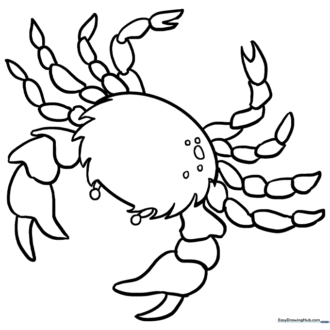 Crab Coloring Sheet