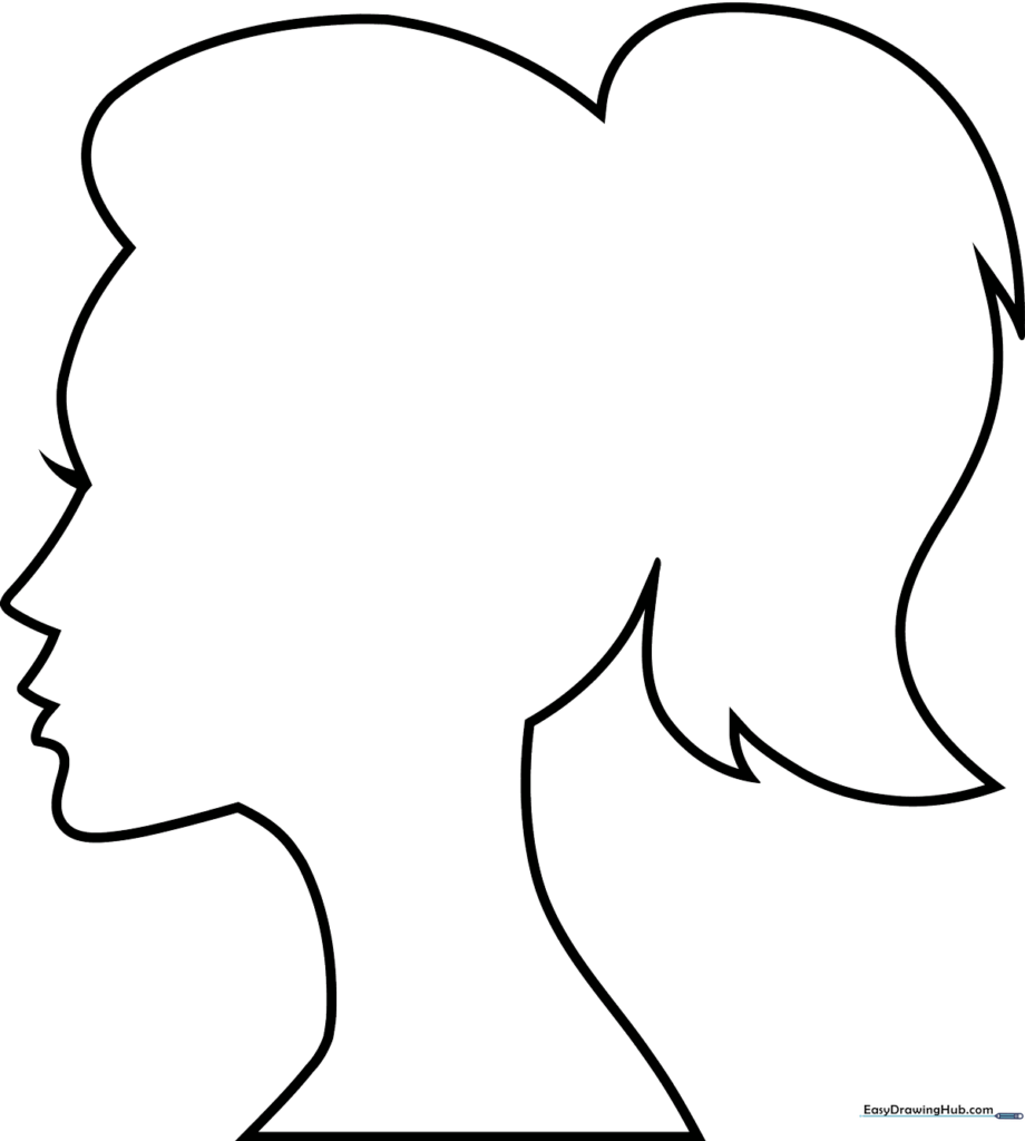 Silhouette Coloring Sheet