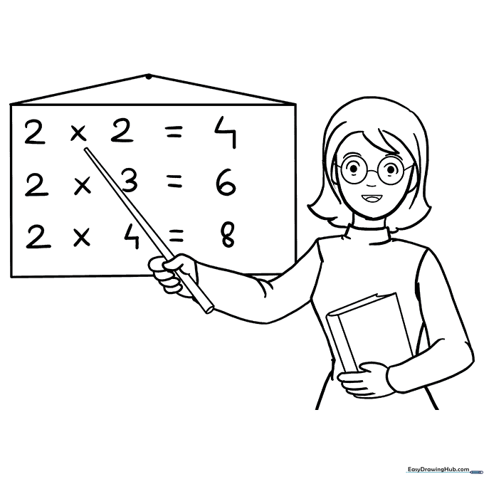 Teacher Coloring Sheet