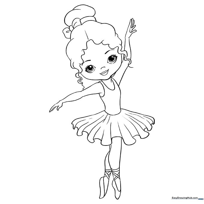 Ballerina Coloring Sheet