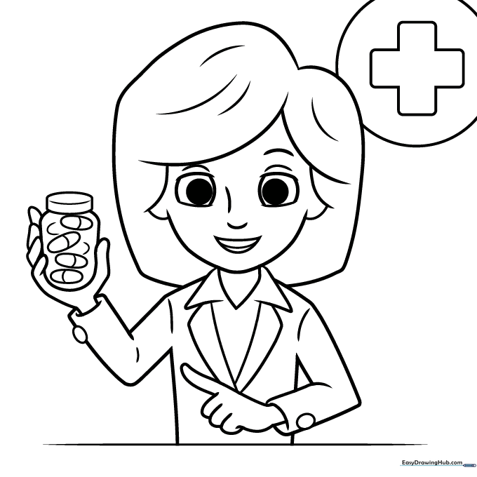 Pharmacist Coloring Sheet