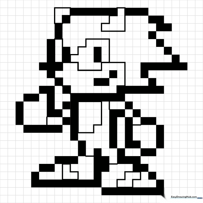 Sonic the Hedgehog Pixel Art