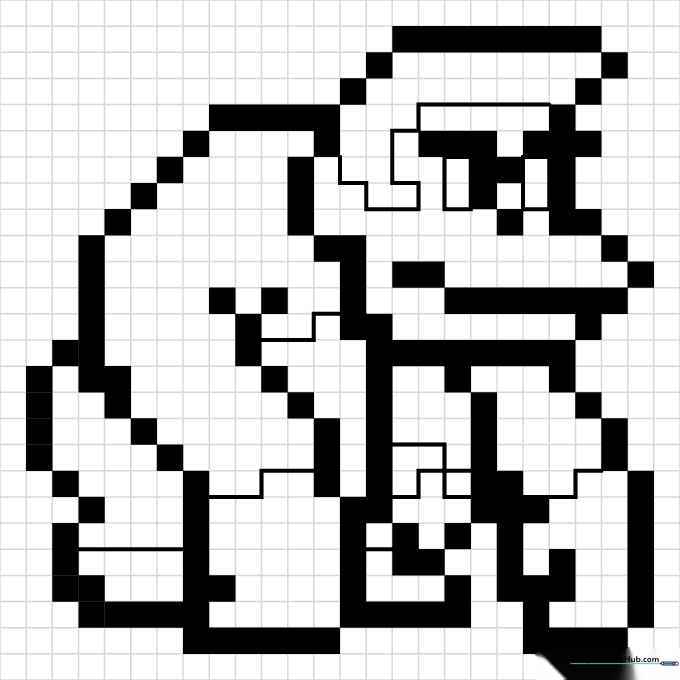Donkey Kong Pixel Art