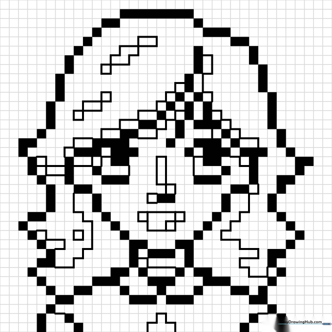 Girl Character Pixel Art