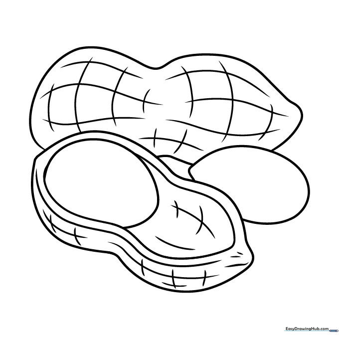 Peanut Coloring Sheet