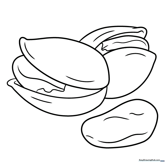 Pistachios Coloring Sheet