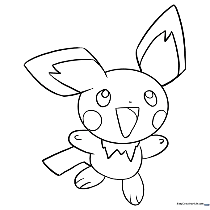 Pichu Coloring Sheet