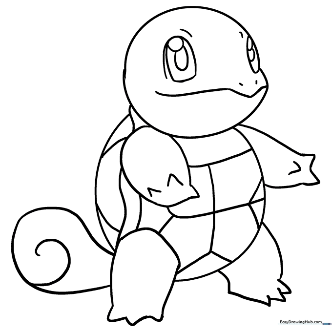 Squirtle Coloring Sheet
