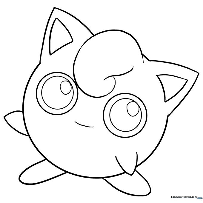 Jigglypuff Coloring Sheet