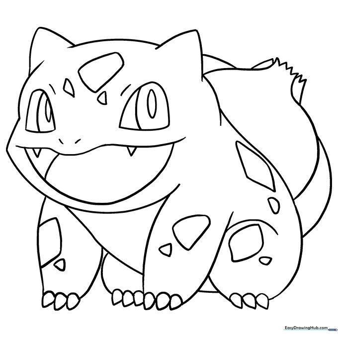 Bulbasaur Coloring Sheet