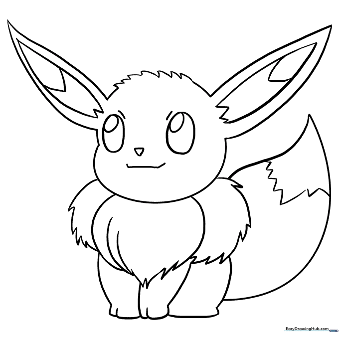 Eevee Coloring Sheet