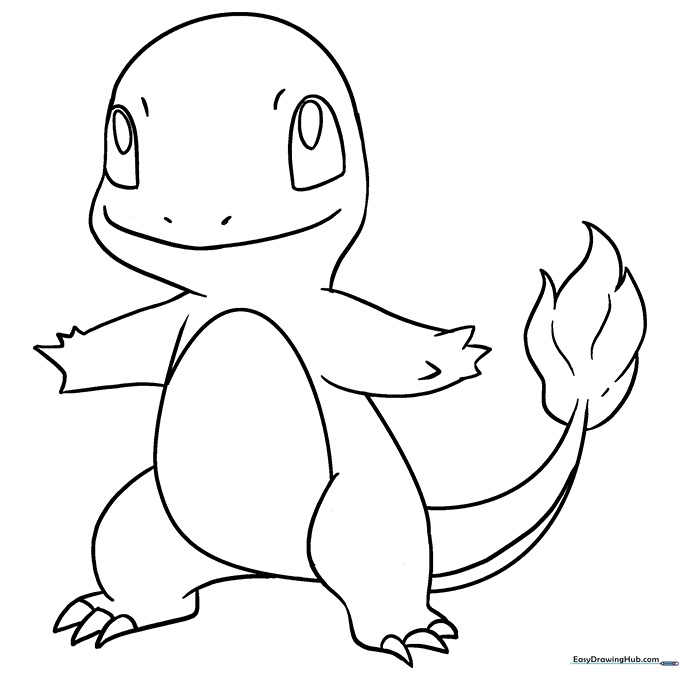Charmander Coloring Sheet