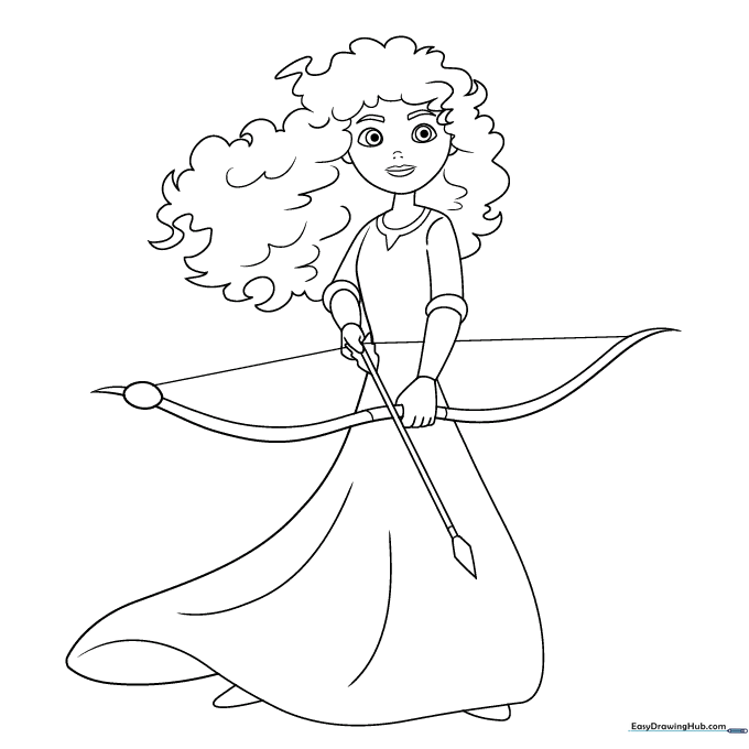 Merida Coloring Sheet