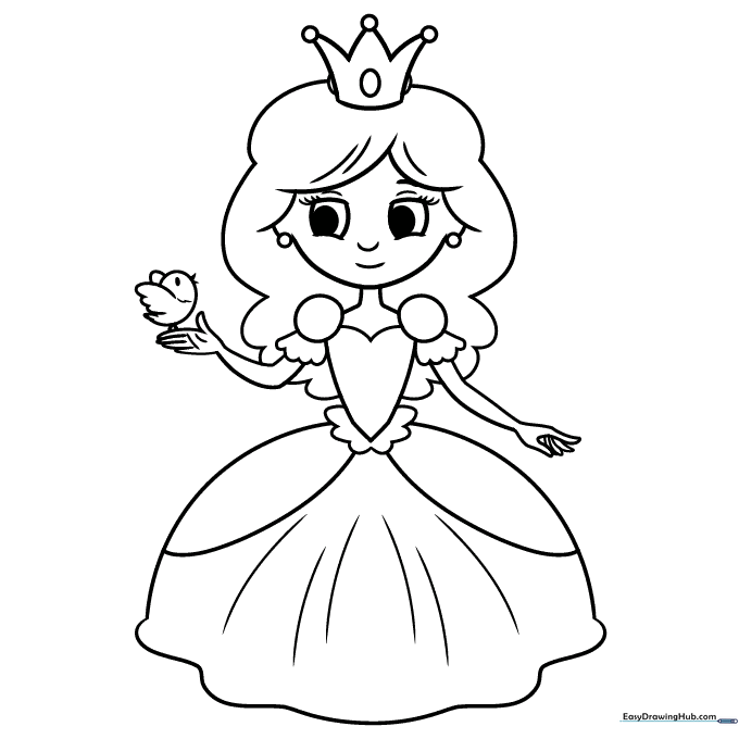 Princess Coloring Sheet