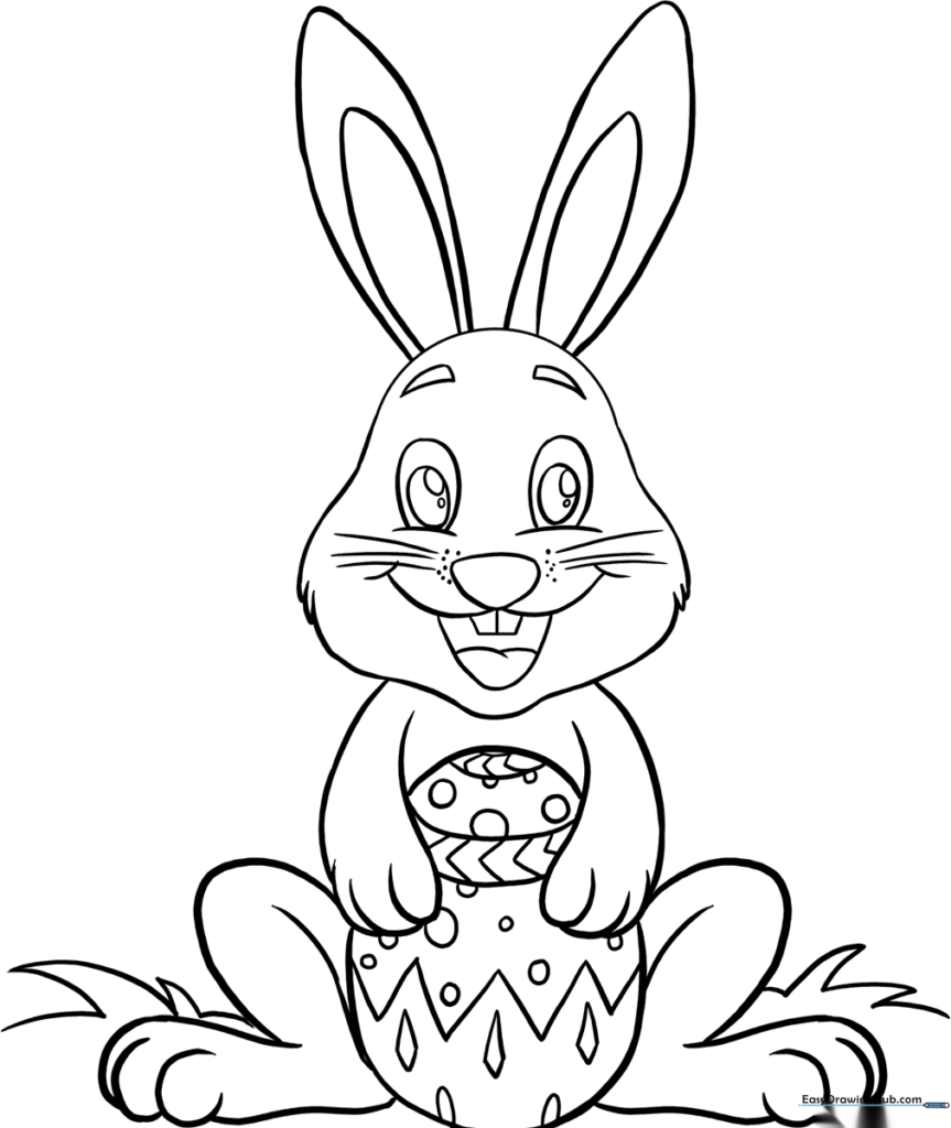 Easter Bunny Coloring Sheet