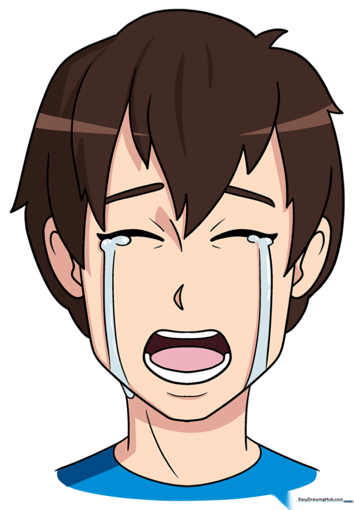 Anime Boy Crying