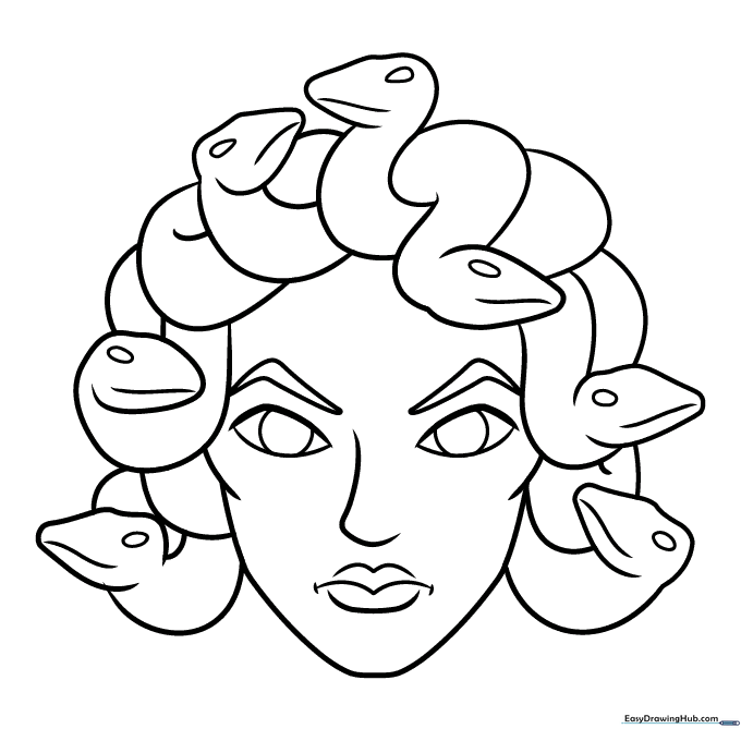 Medusa Coloring Sheet