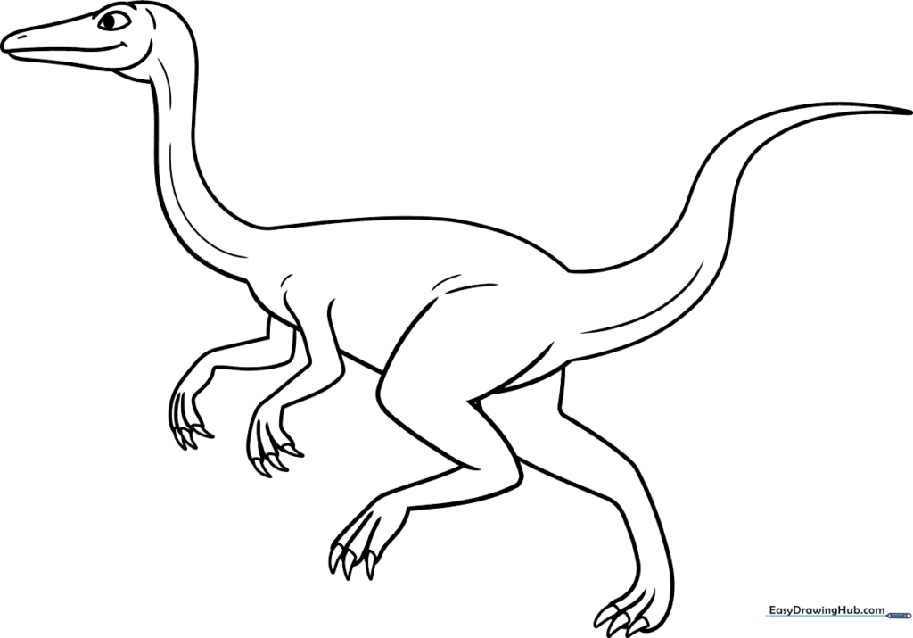Ornithomimus Coloring Sheet