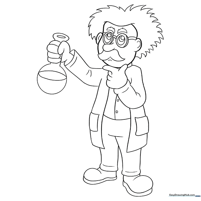 Cartoon Scientist