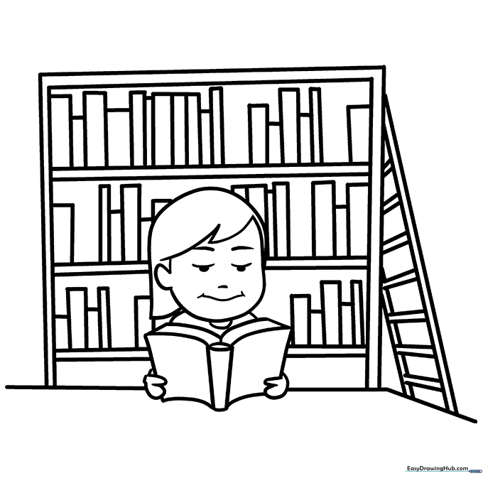 Library Bookshelf