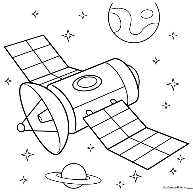 Orbiting Satellite