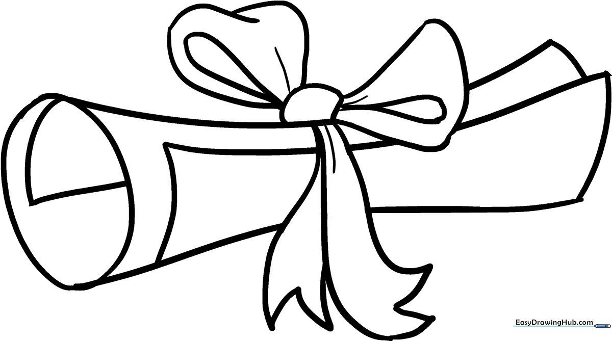Clean line art of an ancient rolled parchment scroll, featuring clear outlines for easy coloring and space for creative patterns.