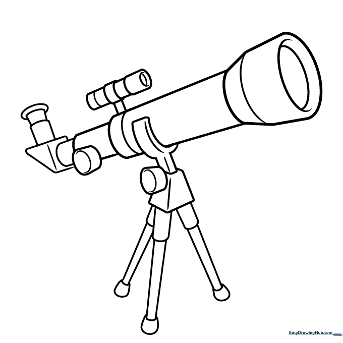 Telescope Coloring Sheet